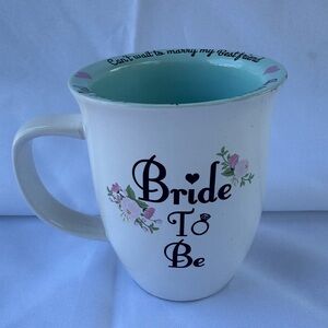 Bride To Be Mug with Floral Design